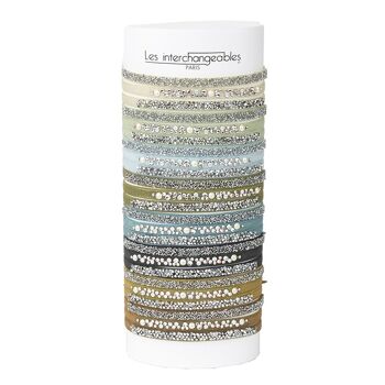 Tour 24 Bracelets New Mini Mix Harmonie de vert 1