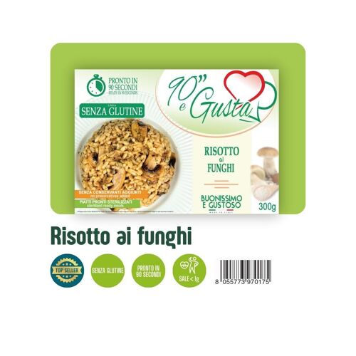 Gluten-Free Mushroom Risotto - Authentic Italian Gourmet Experience