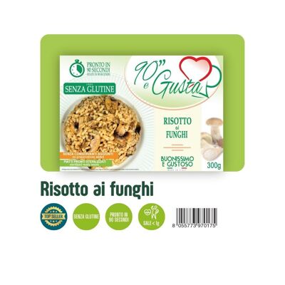 Risotto aux champignons sans gluten - Expérience gastronomique italienne authentique