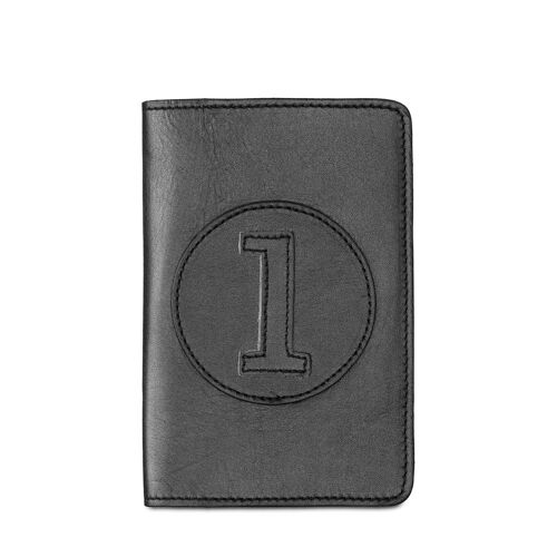 Portefeuille noir ALLB1 / Black wallet ALLB1
