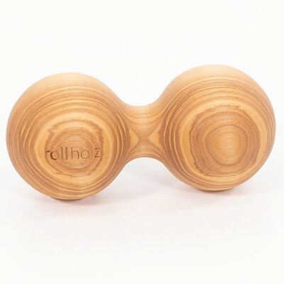 rolling wood double ball ash