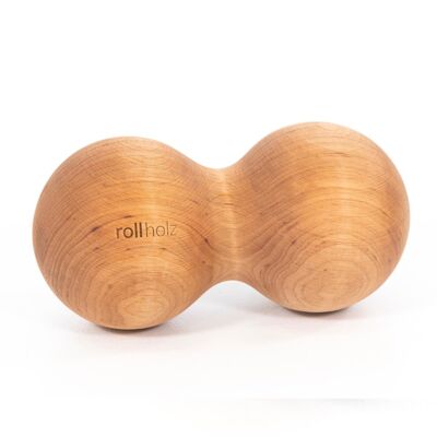 Rolling wood double ball alder 10cm