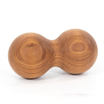 rolling wood double ball oak 10cm
