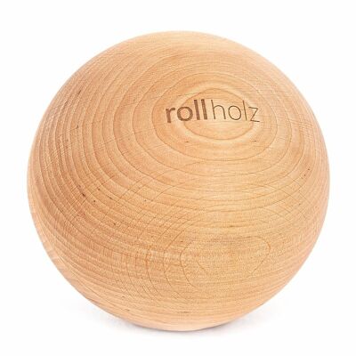 boule en bois à rouler 10cm aulne