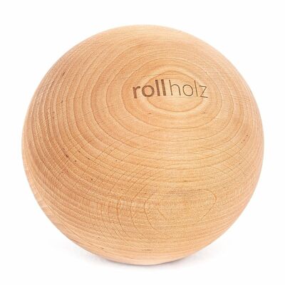 rolling wood ball 10cm alder