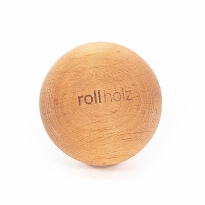 rolling wood ball 7cm alder