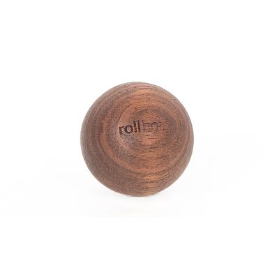 rolling wood ball 4cm walnut