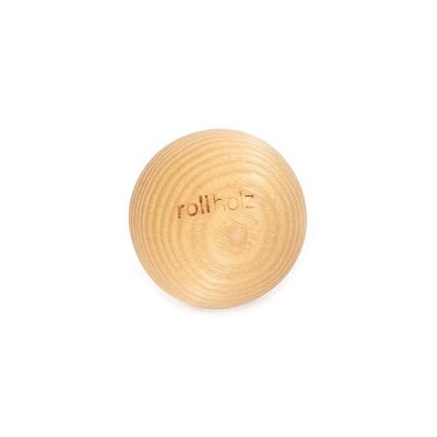 boule de bois à rouler 4cm frêne