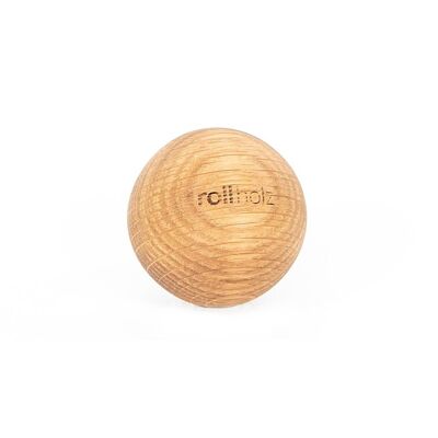 rolling wood ball 4cm oak