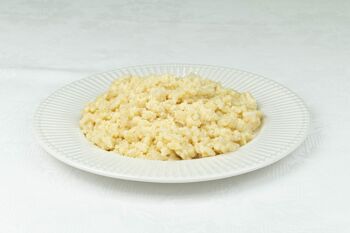 Risotto sans gluten avec sauce crémeuse au fromage - Expérience culinaire italienne 3