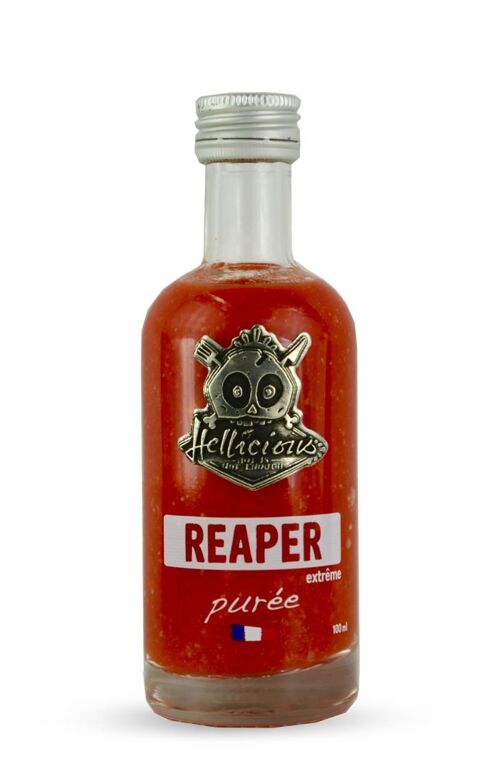 Purée de piment Carolina Reaper Hellicious - sauce piquante