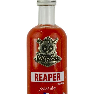 Purée de piment Carolina Reaper Hellicious - sauce piquante