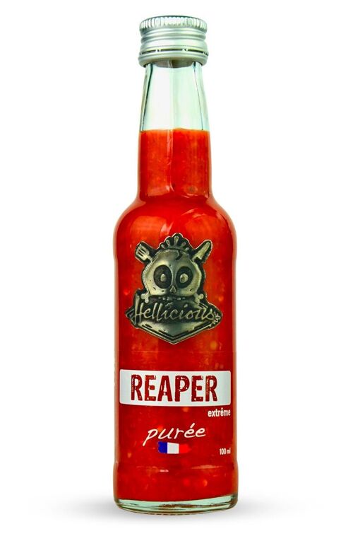 Purée de piment Carolina Reaper Hellicious - sauce piquante