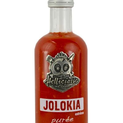 Hellicious Jolokia chilli puree - hot sauce