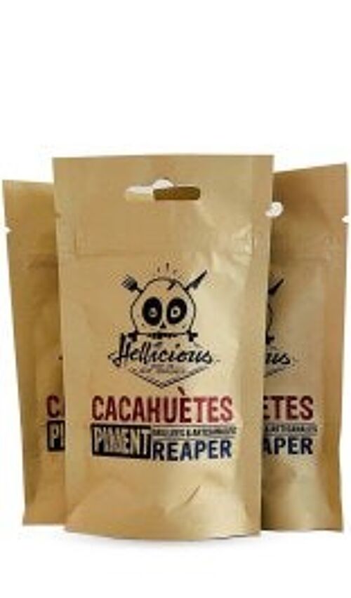 Cacahuètes au piment Carolina Reaper Hellicious