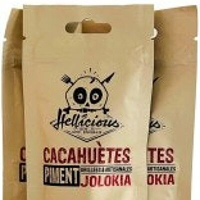 Cacahuètes au piment Jolokia Hellicious