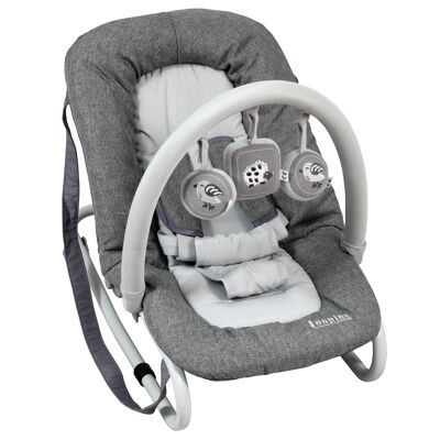 Baby swing chair with play arch
