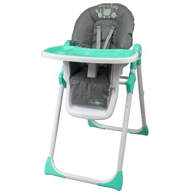 Scalable telescopic high chair for babies and children