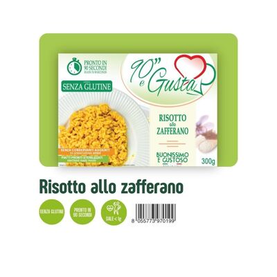 Risotto de azafrán sin gluten - Auténtico sabor italiano