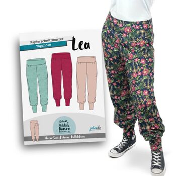 Patron de couture pantalon de yoga Lea Gr. 32-44 | Patron en papier pour femmes avec instructions de couture 1