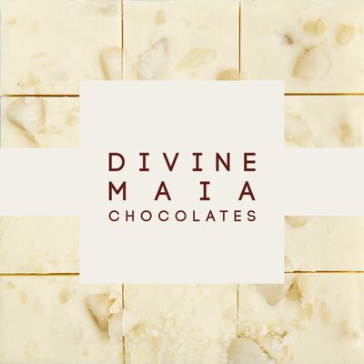 Divine Maia Chocolates Mini Macadamia Vanille Weiß