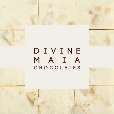 Chocolates Divine Maia Mini Macadamia Vainilla Blanco