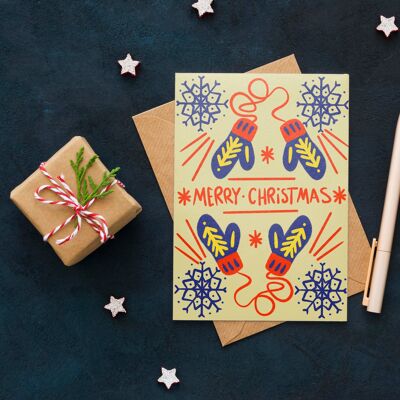 Cute Merry Christmas A5 Card