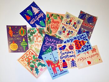 Carte de Noël A5 Joyeuses Fêtes 6