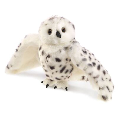 Snowy Owl / Schneeeule| Handpuppe 2236