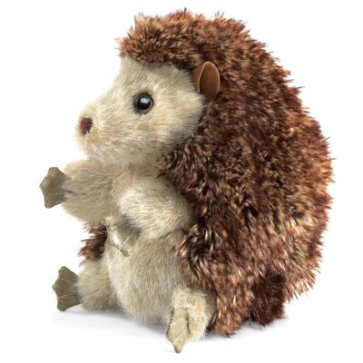 HEDGEHOG / hedgehog, can be rolled up into a ball Hand puppet 2192