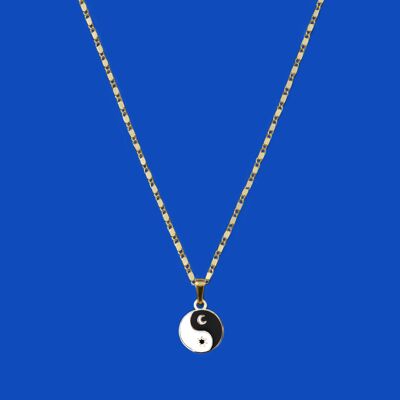 Pendentif YIN YANG (noir et blanc)