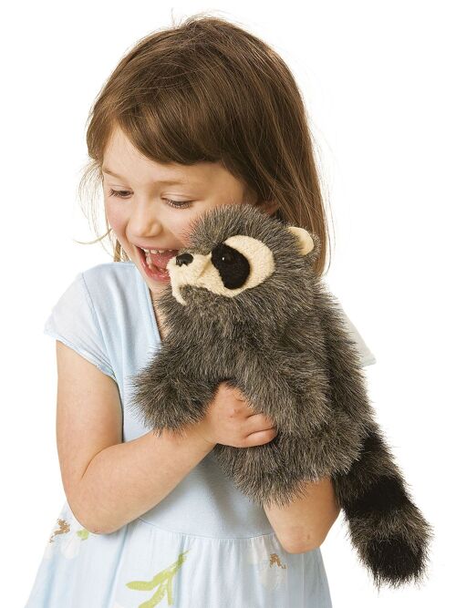 BABY RACCOON / kleiner Waschbär| Handpuppe 2238