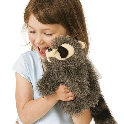 BABY RACCOON / piccolo procione| Burattino a mano 2238