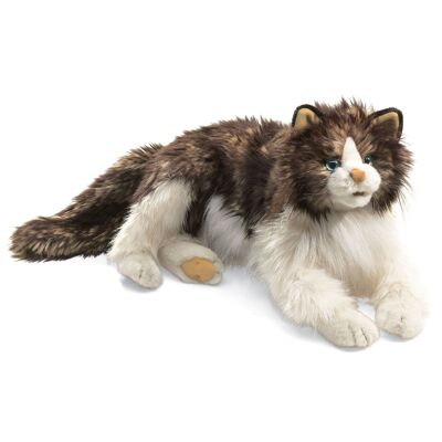 Ragdoll cat - Movable mouth| Hand puppet 2558