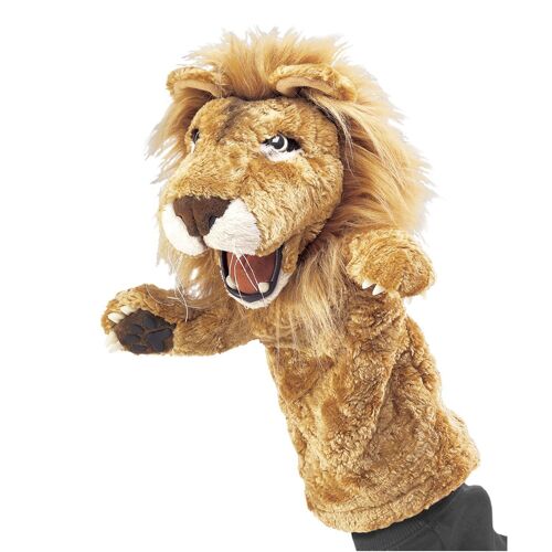 Lion stage puppet - Movable mouth| Handpuppe 2562
