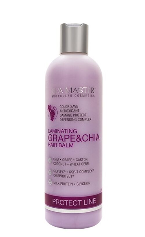 SPA MASTER Laminating Grape & Chia Conditioner - beschermt Haarkleuring pH 3.5