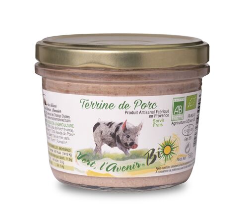 Terrine de Porc Bio (180 gr)