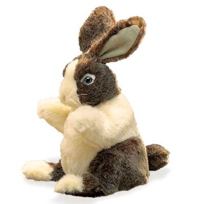 Baby dutch rabbit - Movable head and arms| Hand puppet 2571