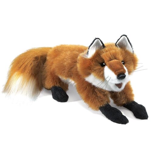 Small red fox -  Movable mouth and arms| Handpuppe 2576