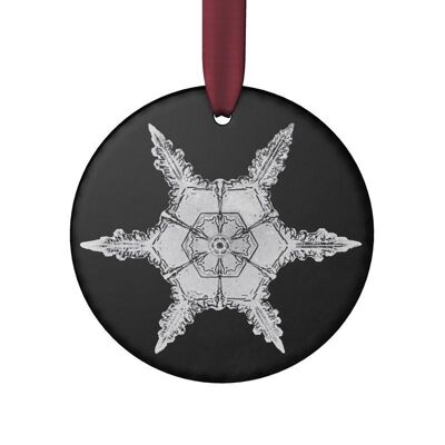Snowflake image designer tree Hand Made Flat tree Ornaments