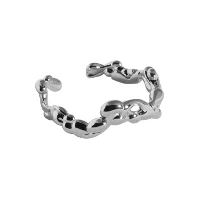 Anillo / earcuff Ascaris - Plata de ley