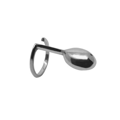 Touchy finger ring - Sterling Silver