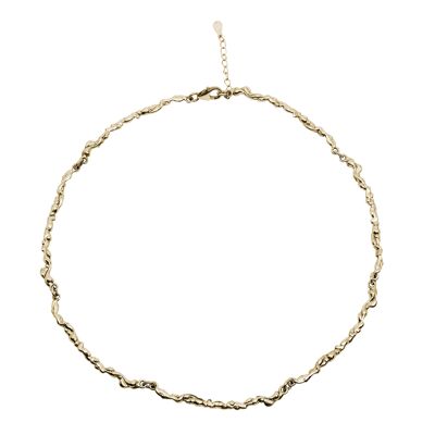 Ascaris choker - 18k gold plated