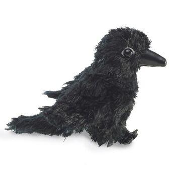 Mini corbeau (VE 3) - une représentation parfaite de l'oiseau emblématique | Marionnette à main 2698 2