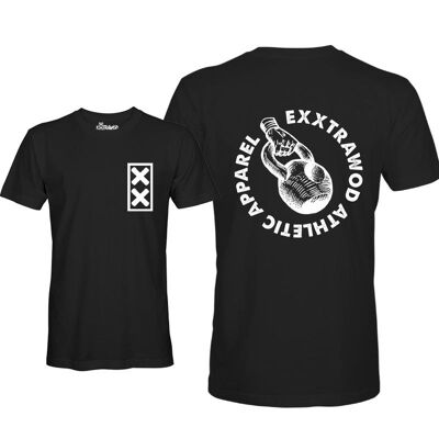 Unisex T-Shirt mit Kettlebell-Logo