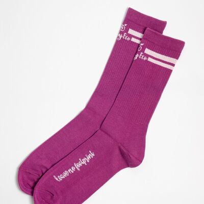 Organic Cotton Socks   - Purple ( -)