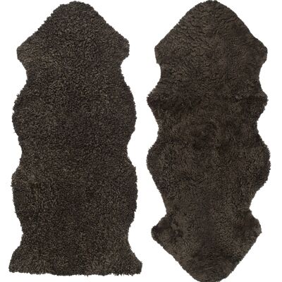 Curly 1,5-set sheepskin_Brown