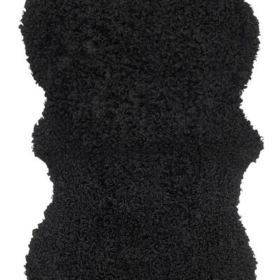 Curly 2-set sheepskin_Black