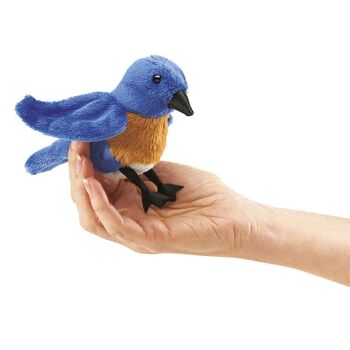 MINI BLUEBIRD / mini oiseau paruline bleue (bleu) (VE 3)| Marionnette 2755 2