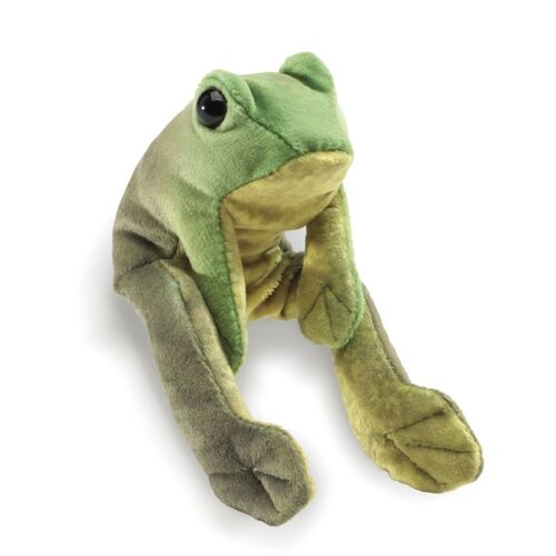 Mini sitting FROG / mini sitzender Frosch (VE 4)| Handpuppe 2780